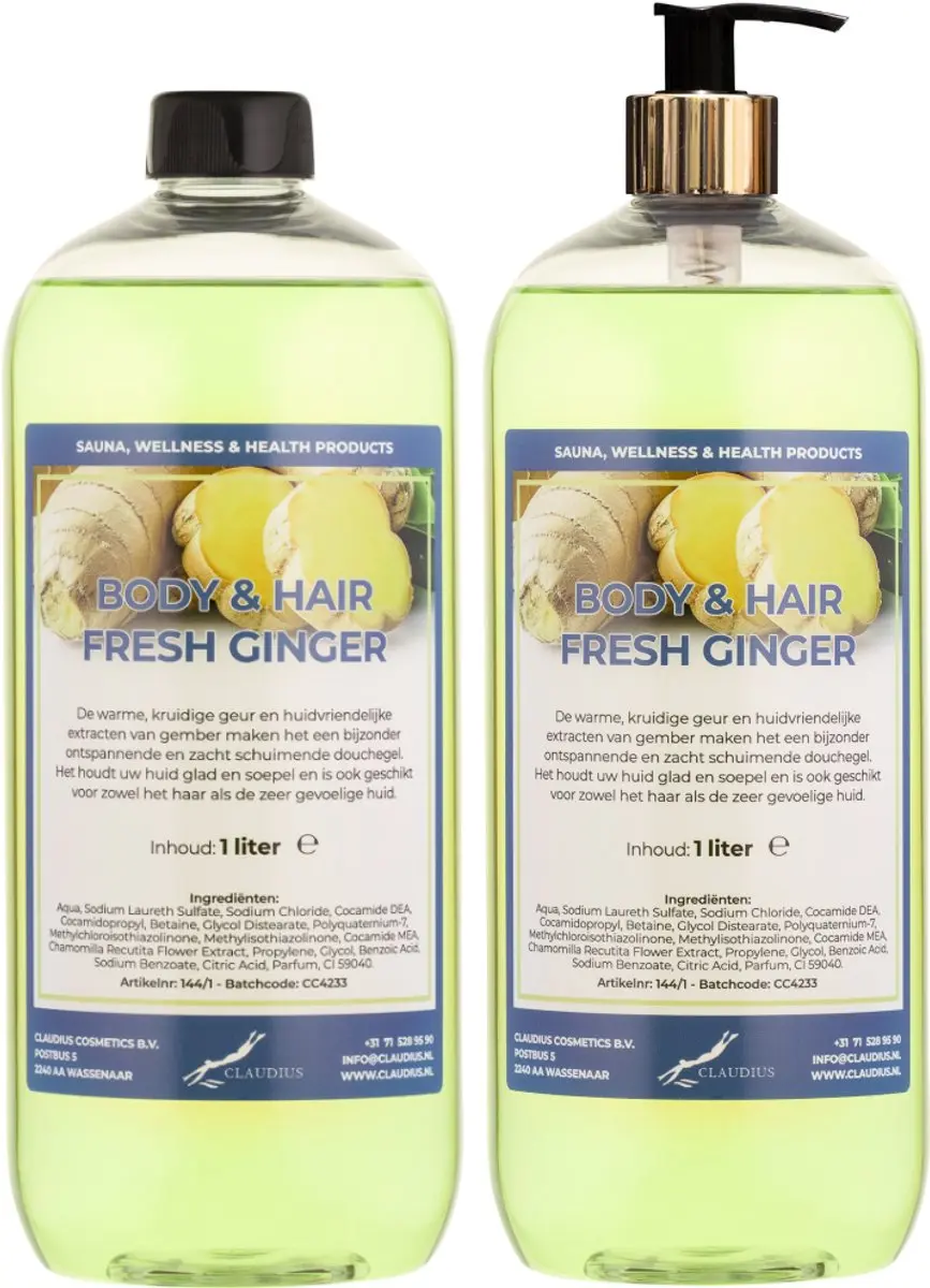 Splashbox Cosmetics Body & Hair Fresh Ginger 3 Stuks