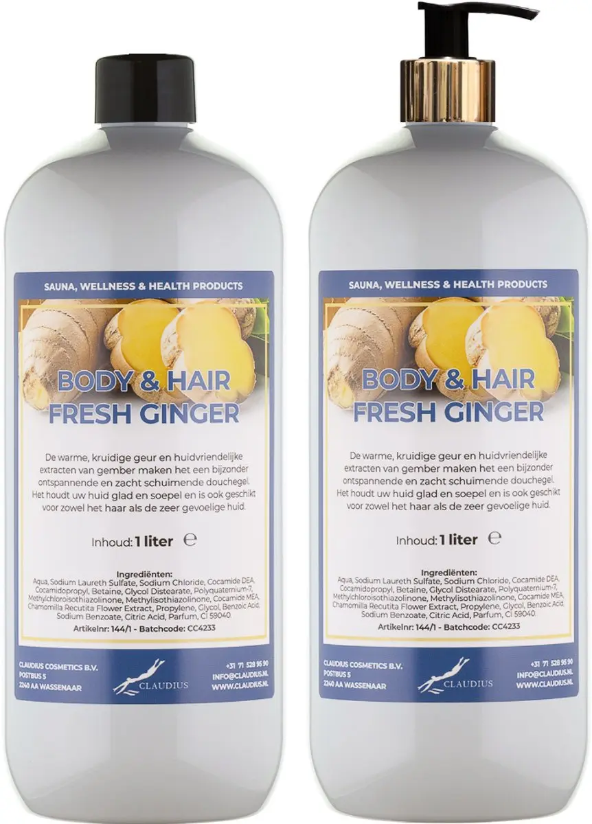 Splashbox Cosmetics Body & Hair Fresh Ginger 3 Stuks