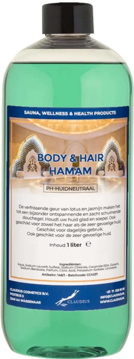 Splashbox Cosmetics Body & Hair Hamam 1L