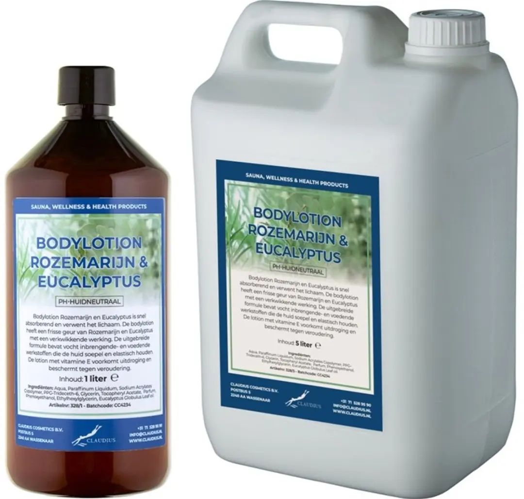 Splashbox Cosmetics Rozemarijn & Eucalyptus Bodylotion 6L