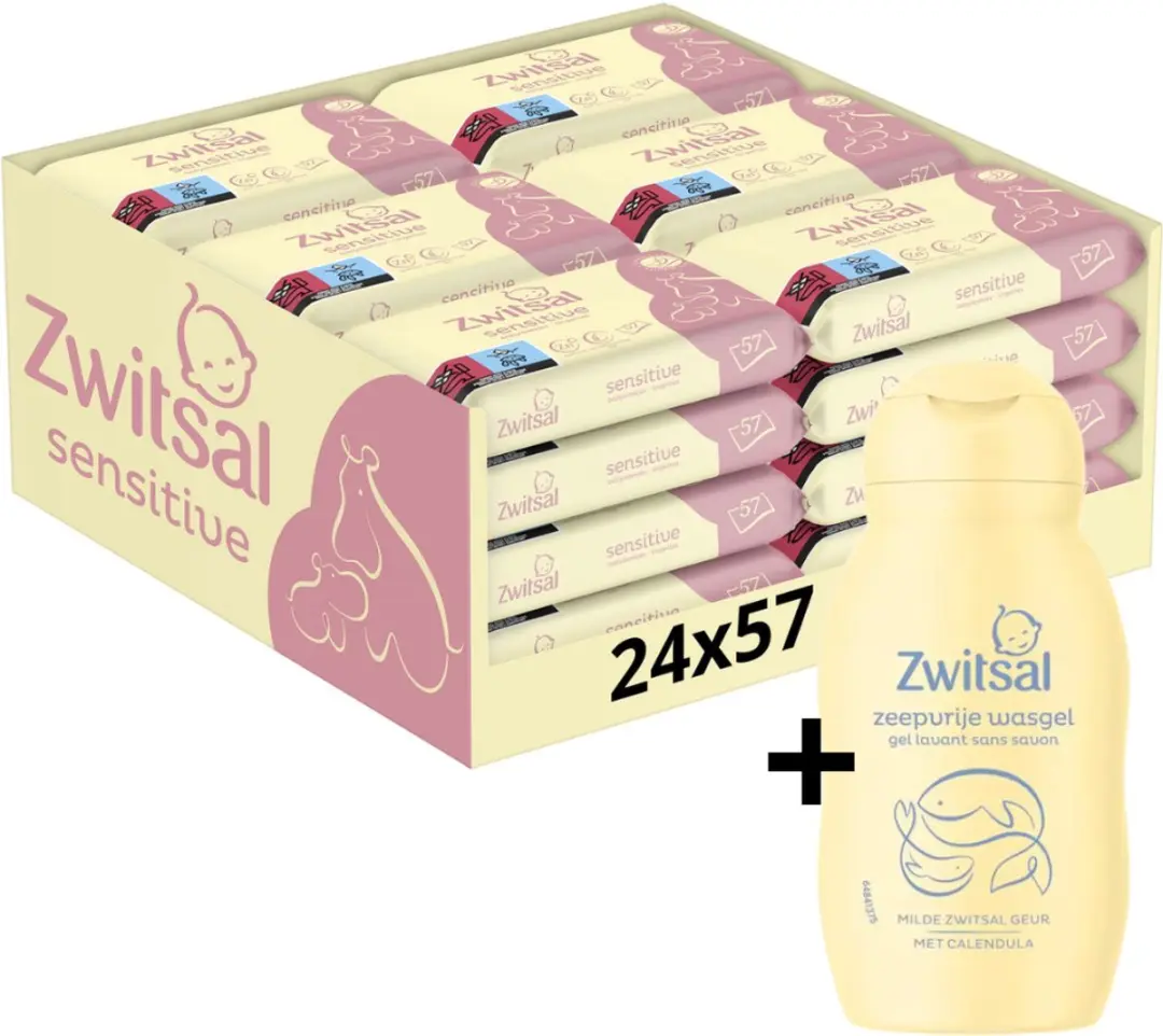 Zwitsal Sensitive Billendoekjes 24x57