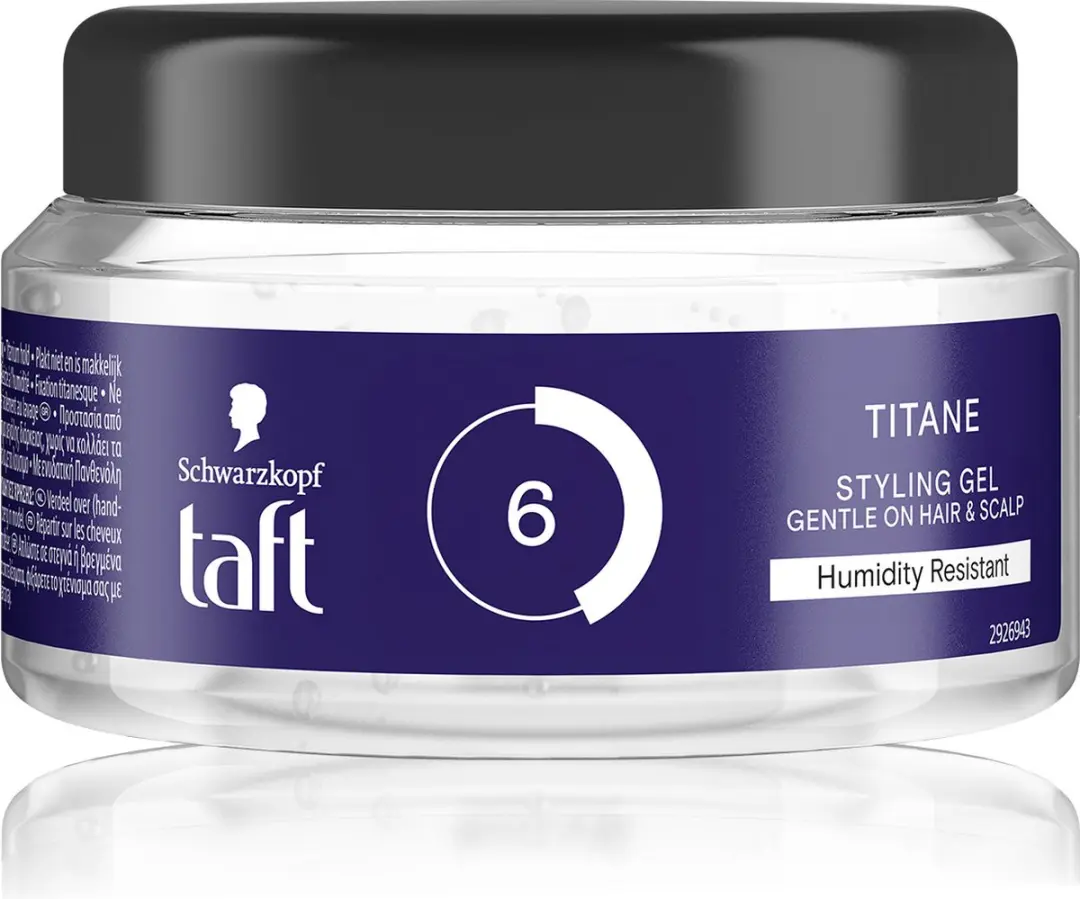 Taft Titane Styling Gel - 6x 250ml