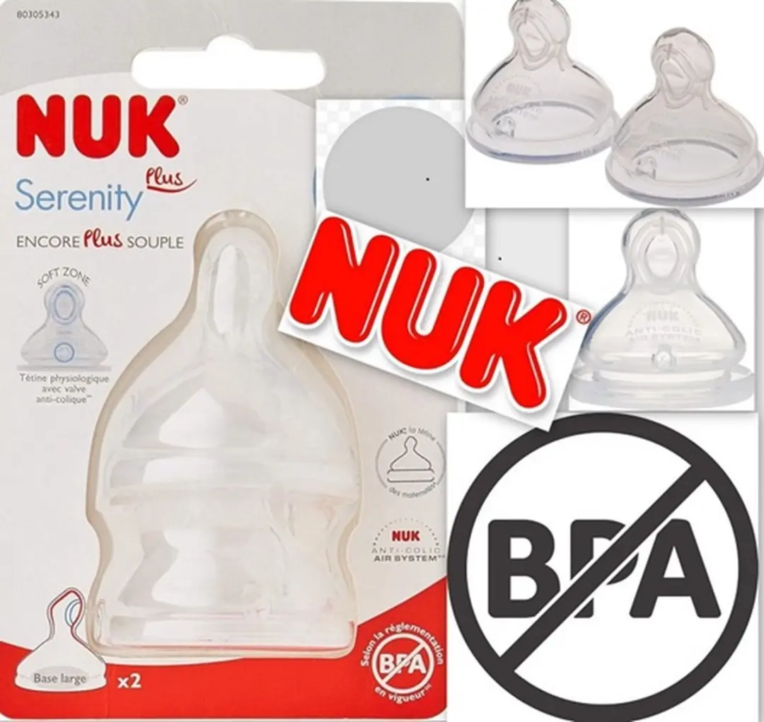 NUK Serenity Plus Anti-Colic Flesspeen Siliconen