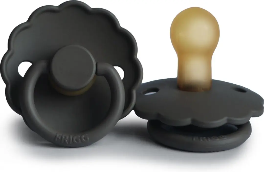 BIBS Frigg Fopspeen Maat 1 0-6 Maanden - Graphite