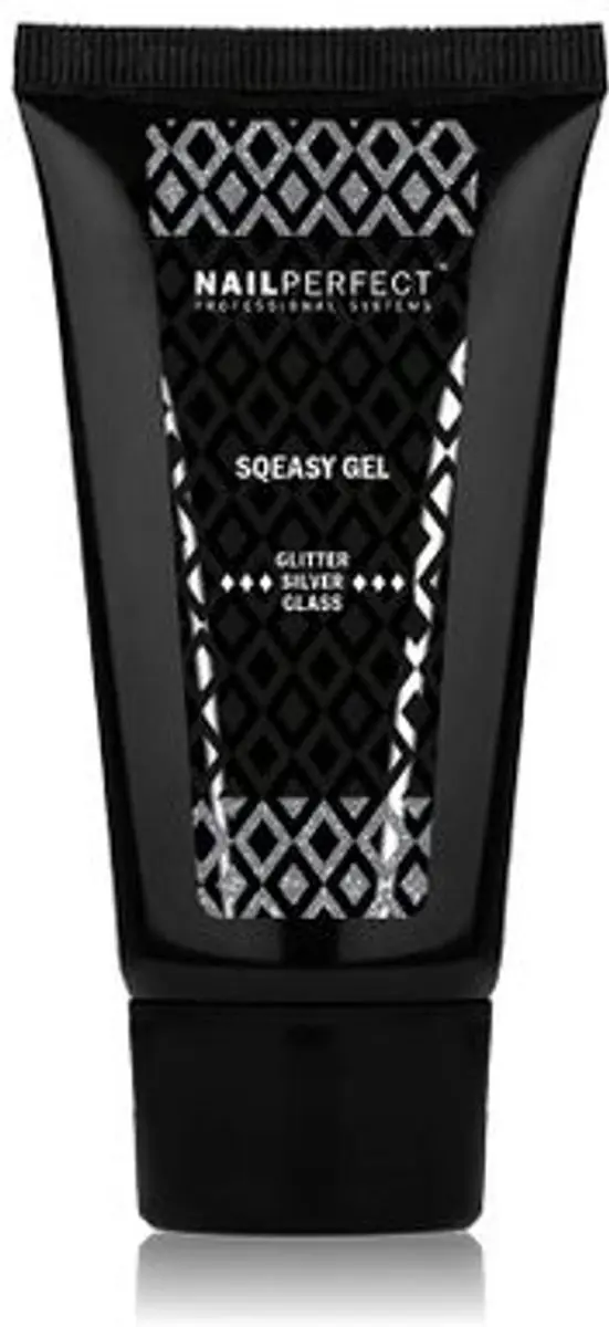 Nail Perfect Sqeasy Gel Silver Glass 60g