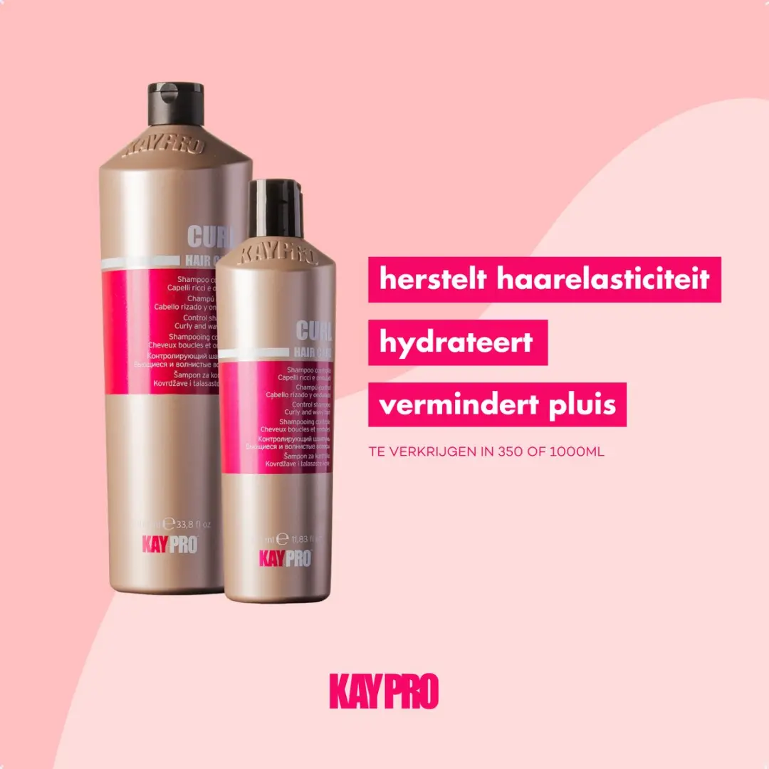 KayPro Curl Shampoo 1000ml - Krullend Haar
