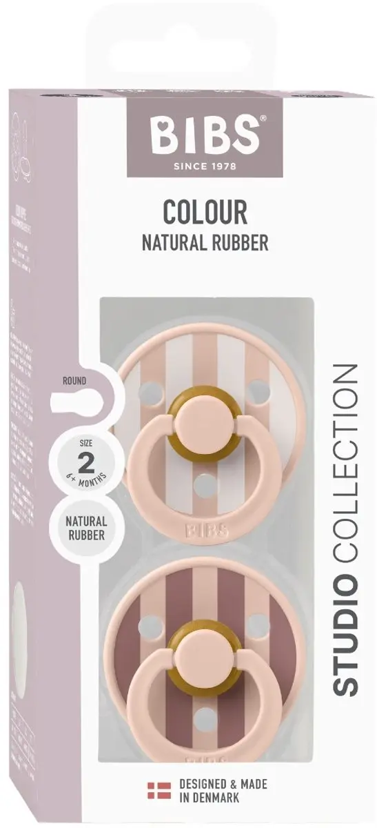 BIBS Studio Blush Mix Fopspeen - 2 Stuks