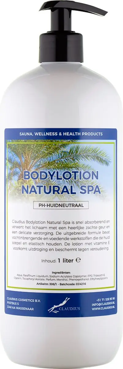 Splashbox Cosmetics Bodylotion Natural Spa 1L
