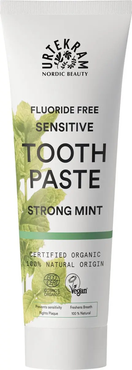 Urtekram Strong Mint Fluoridevrije Tandpasta 75ml