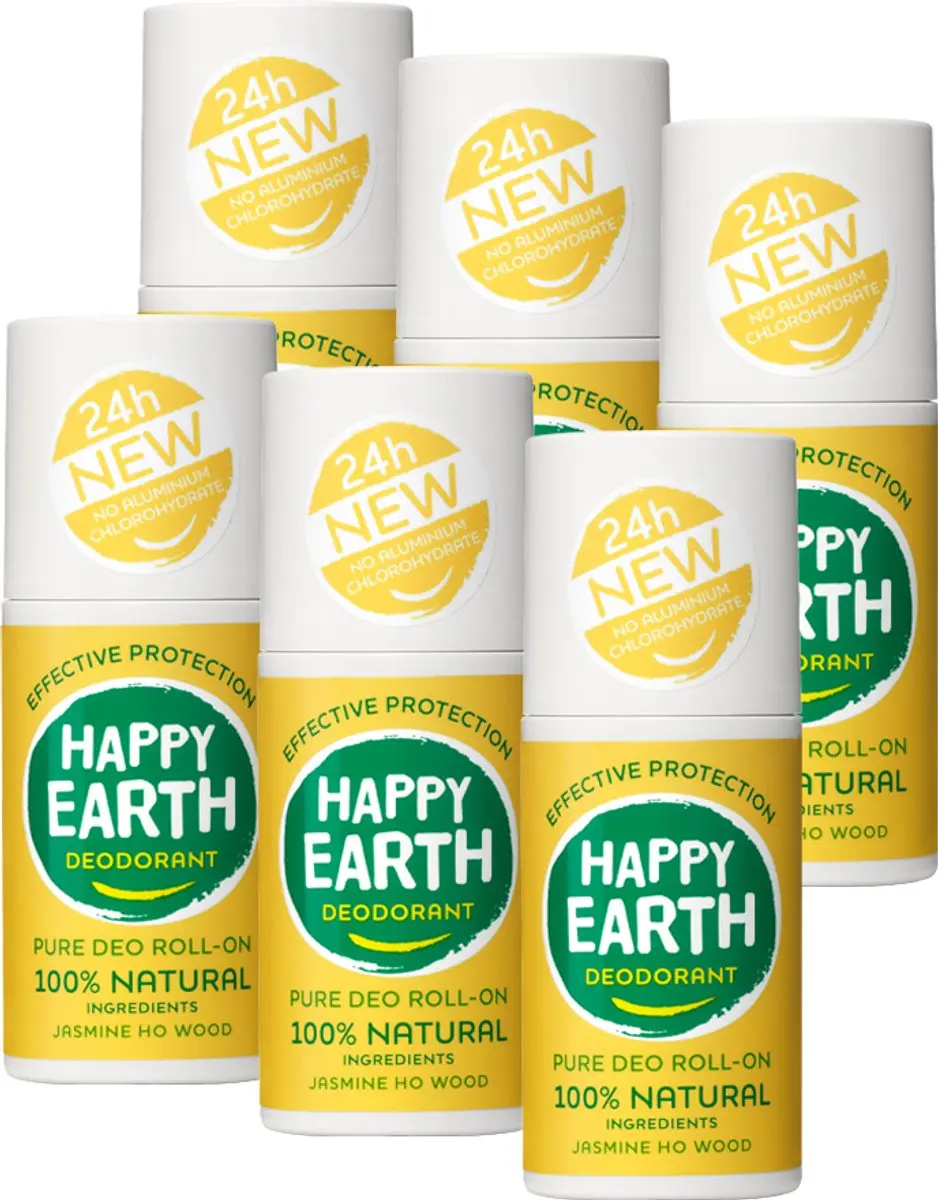 Happy Earth Jasmine Ho Wood Deodorant Roller