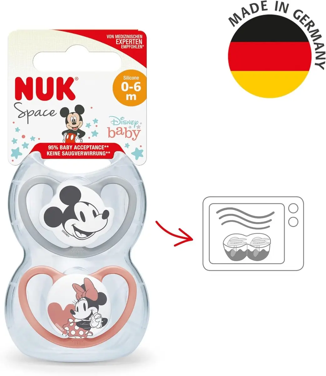 NUK Space Disney Baby Fopspenen 0-6 maanden