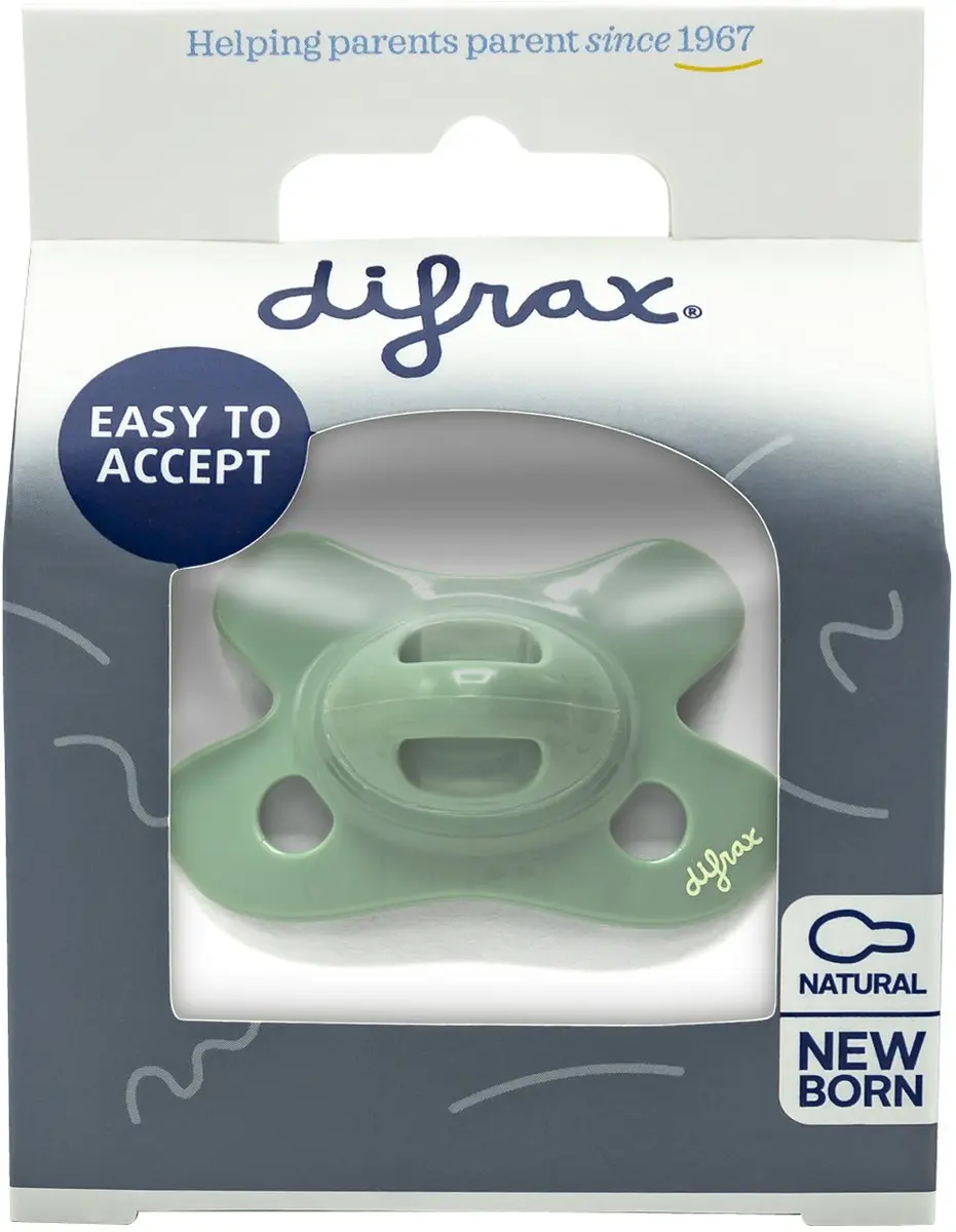 Difrax Fopspeen Sage - 0-6 Mnd