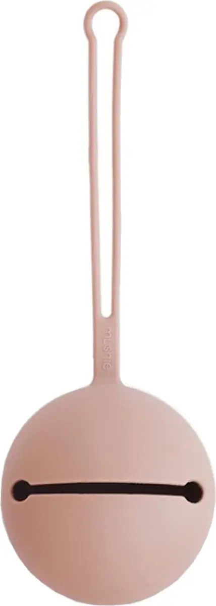 Mushie Fopspeendoosje Siliconen - Roze Licht