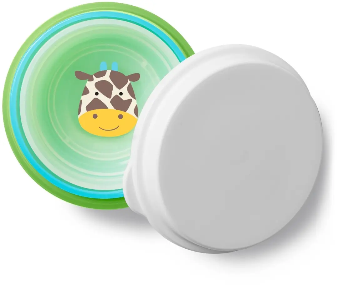 Skip Hop Zoo Smart Serve Kom - 3 Stuks - Multicolor - afbeelding 2 van 6