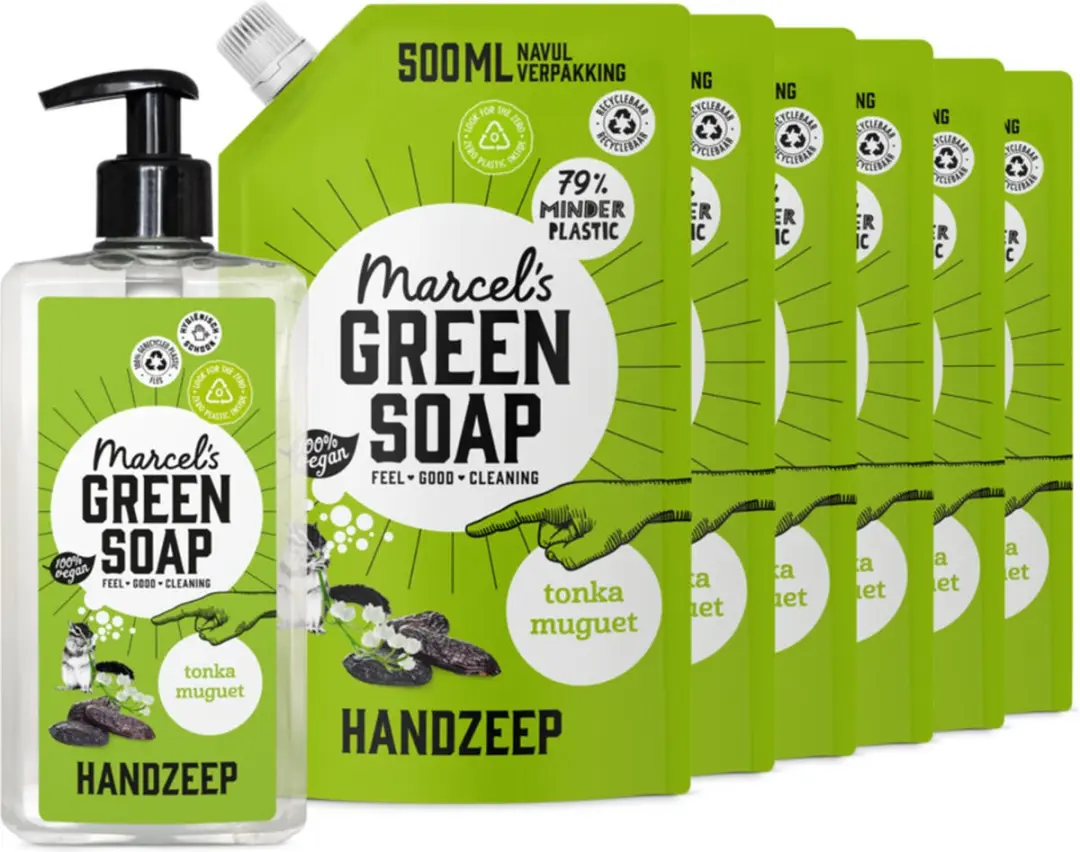 Marcel's Green Soap Handzeep Tonka & Muguet 500ml