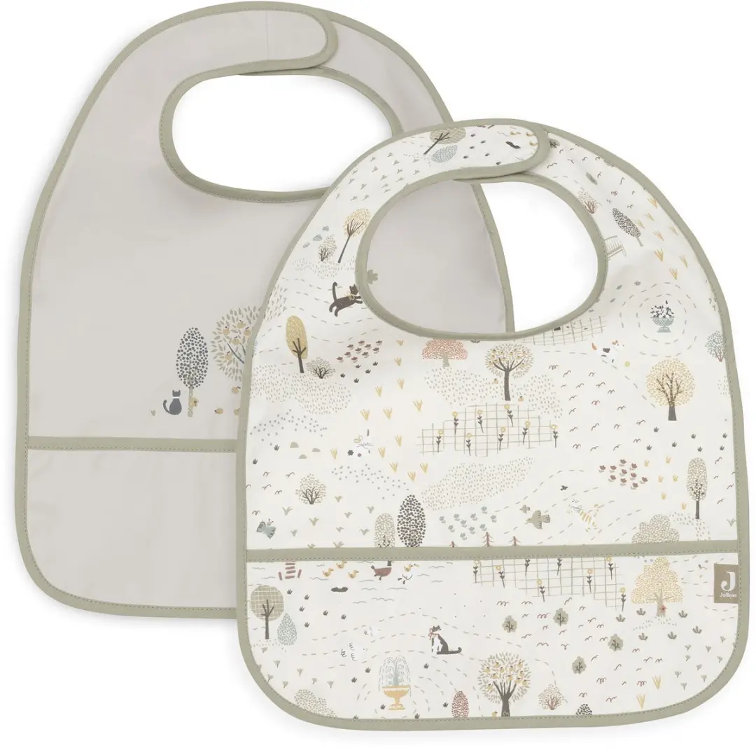 Jollein Slabbetjes Waterproof Tiny Park