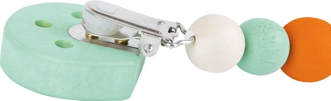 Small Foot Baby Houten Speen Ketting Lex de Vos - Groen