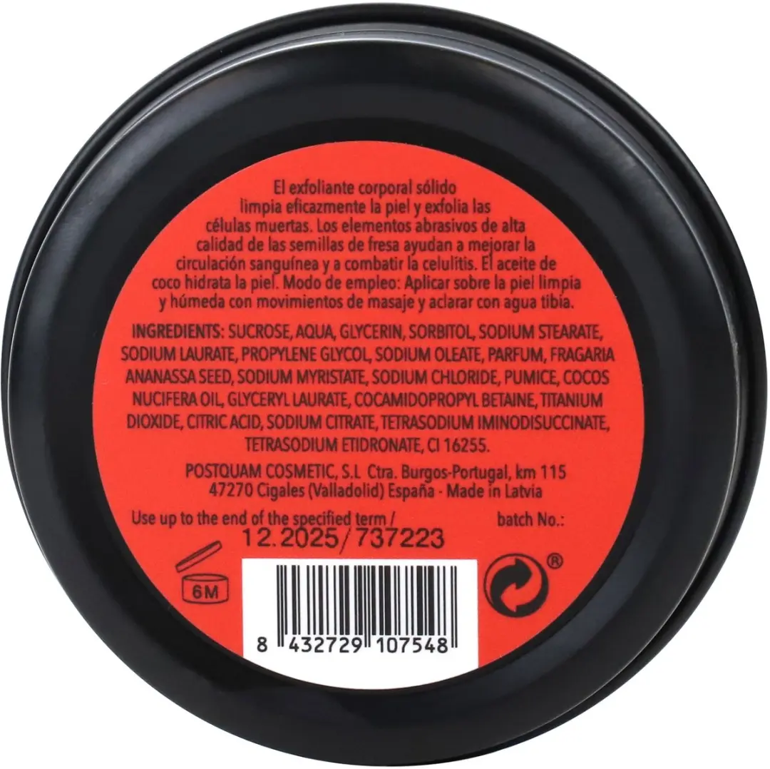 Postquam Vaste Bodyscrub Aardbei 70ml