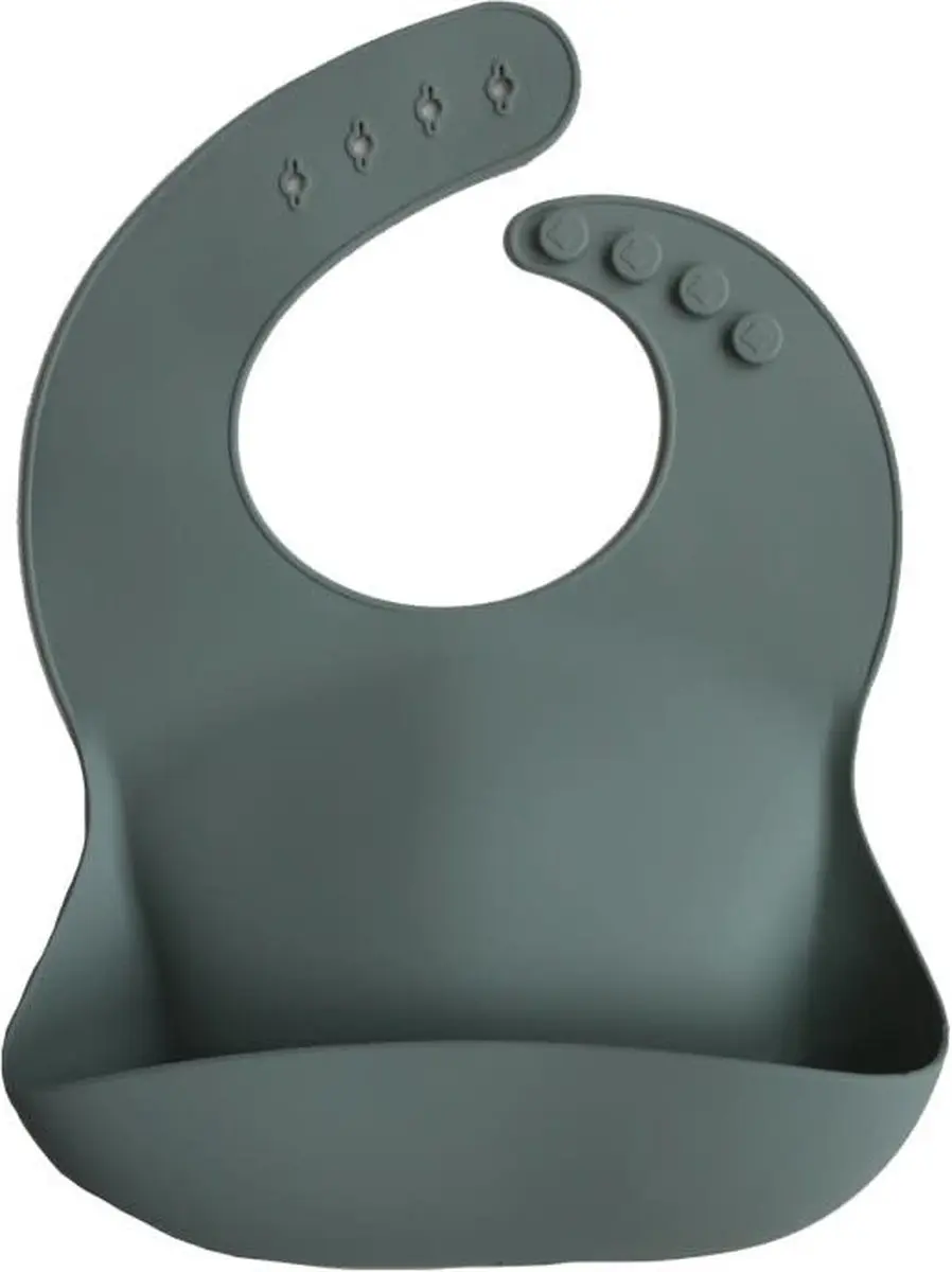 Mushie Siliconen Baby Slabbetje Shifting Sand - BPA/ftalaatvrij - afbeelding 6 van 6