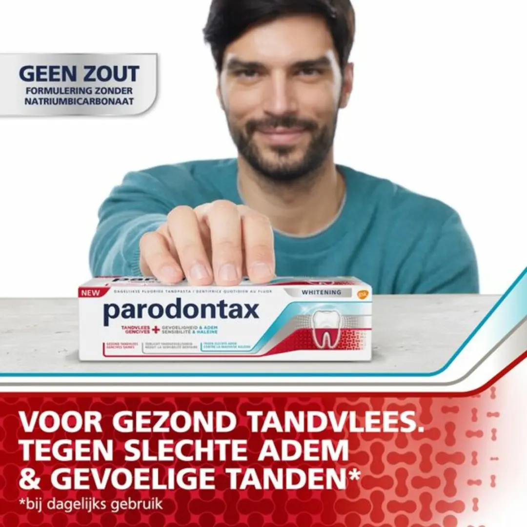 Parodontax Tandpasta Tandvlees+Gevoeligheid & Adem Whitening 75ml
