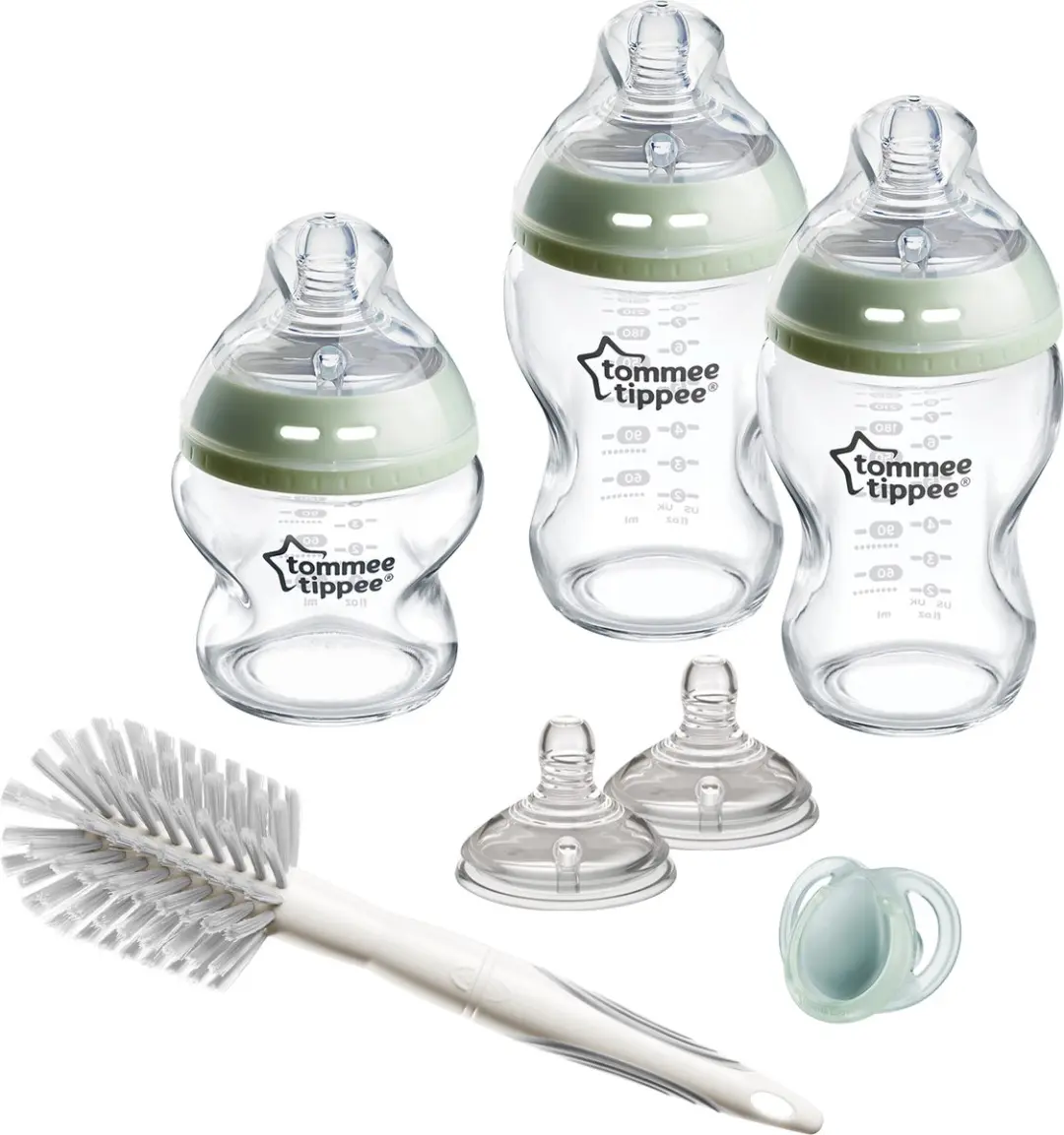 Tommee Tippee Natural Start Glazen Babyflessen Starterset 7 Stuks
