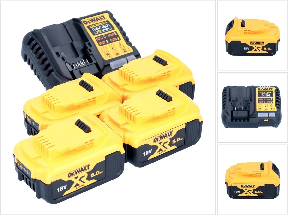 DeWalt DCB1104 P4 Accu-starterset 12V/18V