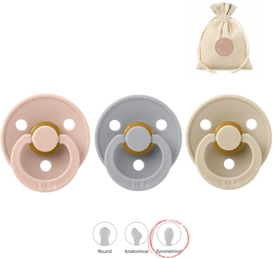 BIBS Symmetrische Fopspenen Maat 1