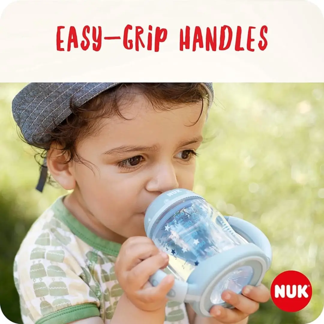 NUK First Choice Fles om te leren drinken 150ml - Wit