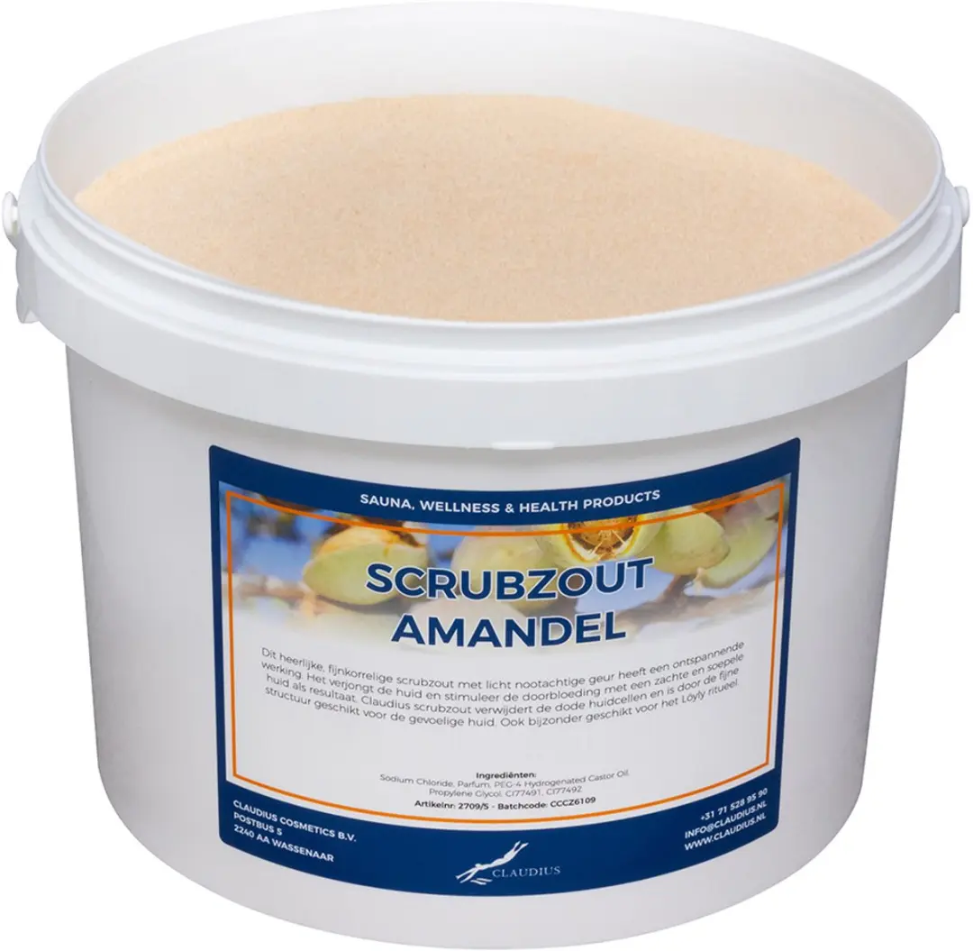 Splashbox Cosmetics Scrubzout Amandel 1kg