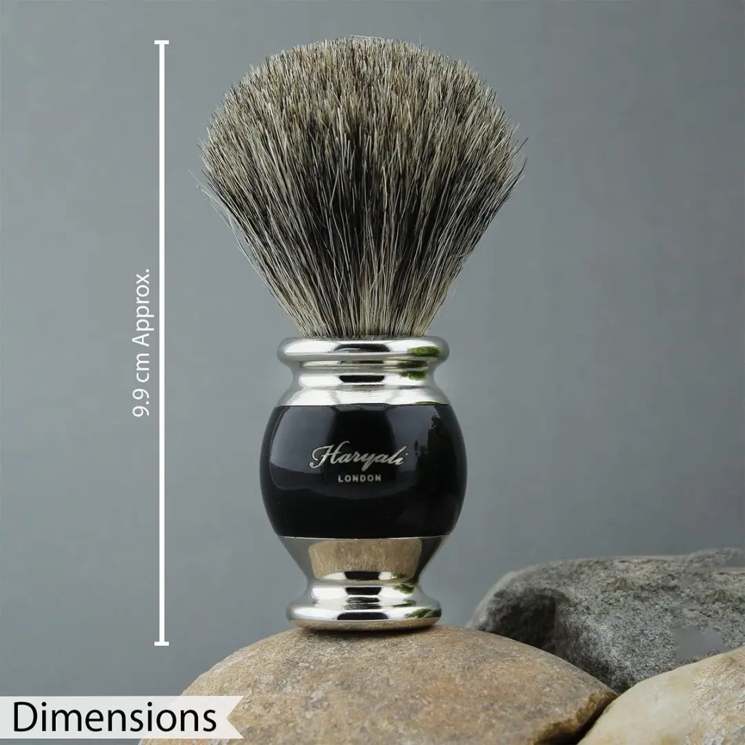 Haryali London Scheerset Mannen - DE Safety Razor 5x - Zwart