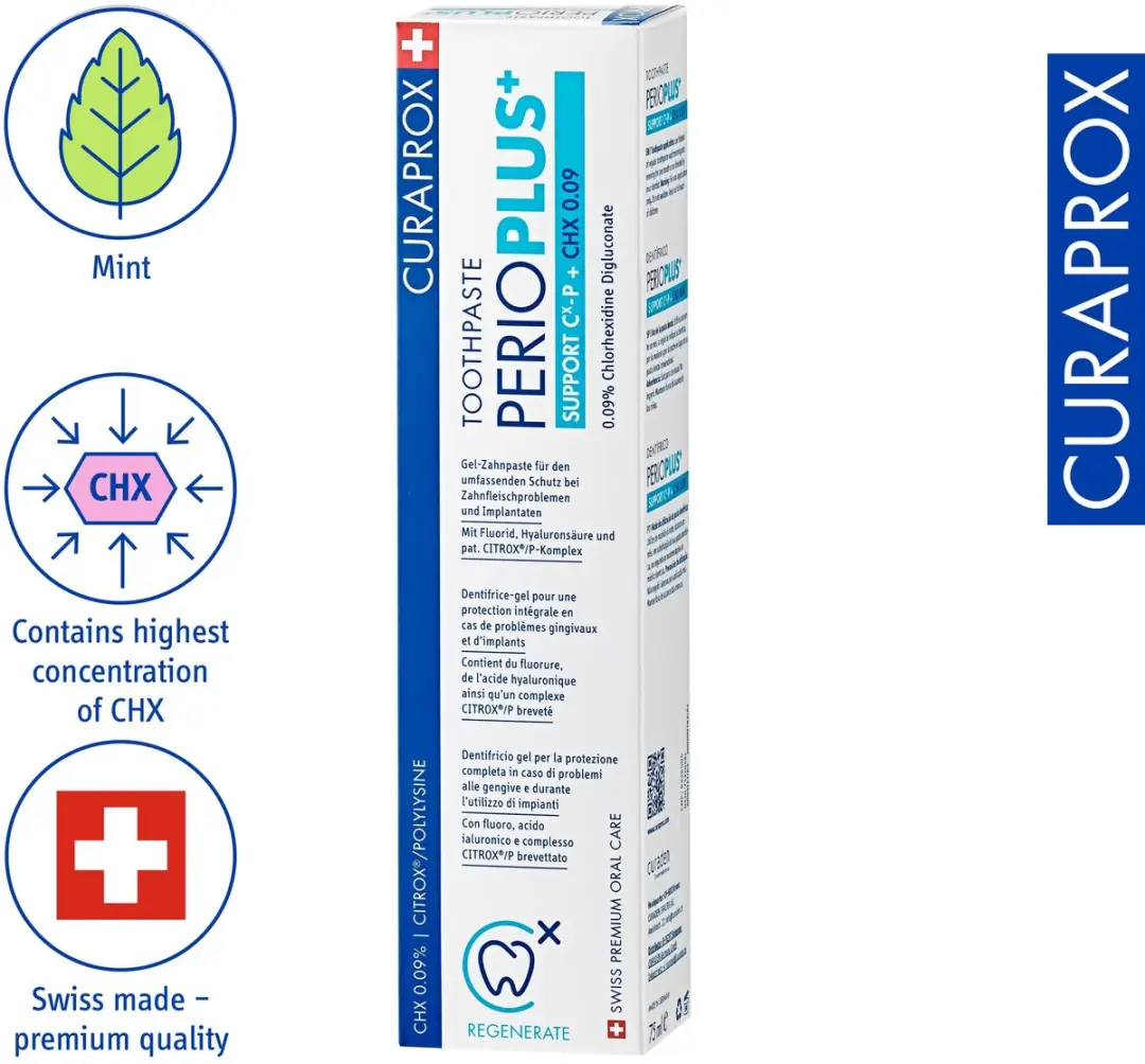 Curaprox Perio Plus+ Support Tandpasta 75ml