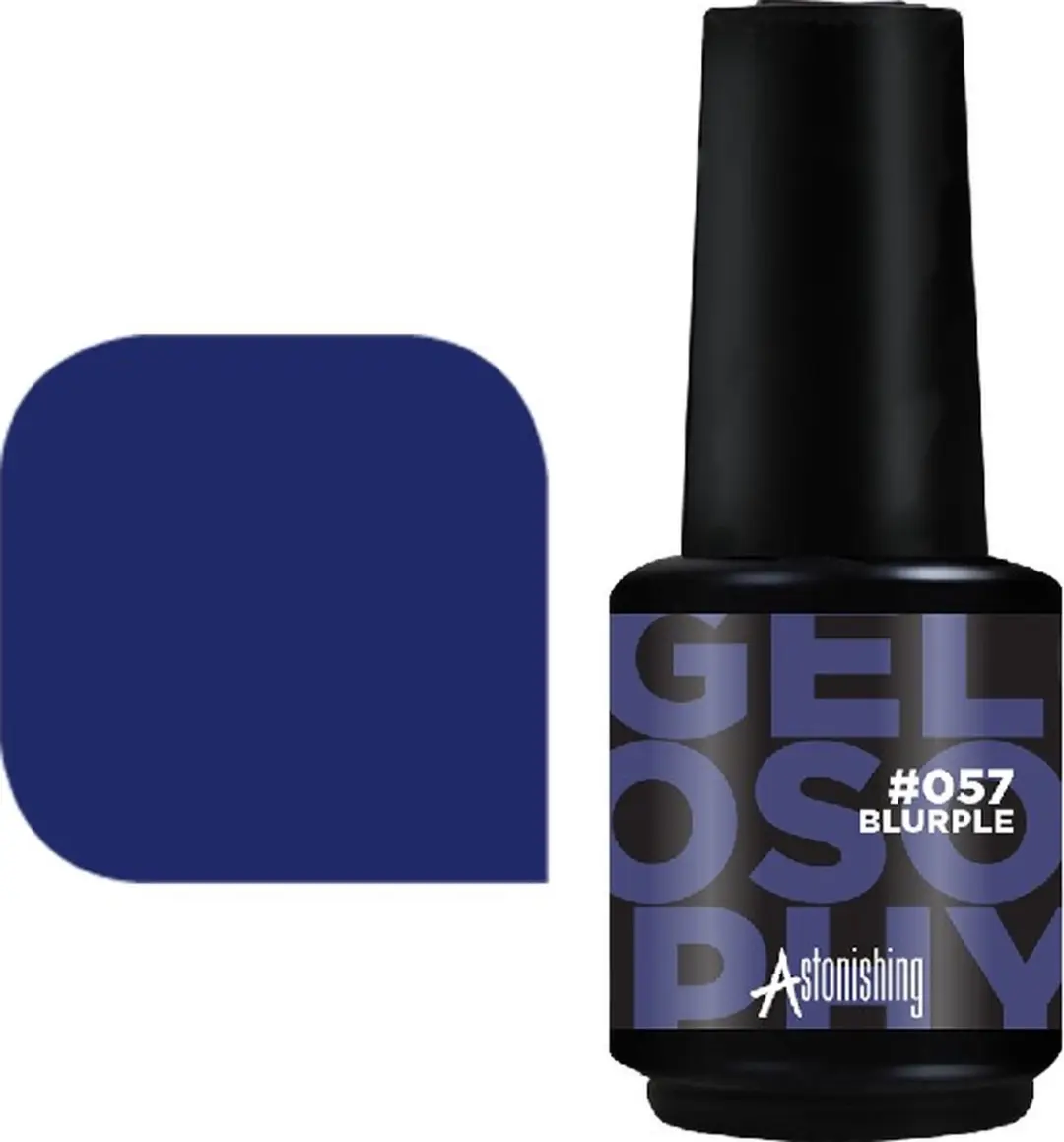 Astonishing #057 Blurple Nagellak 15ml - Zwart