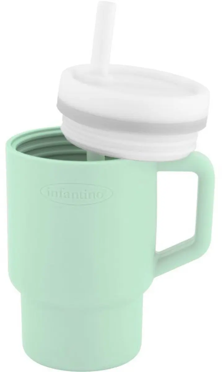 Infantino Siliconen Cup 255ml - Mint