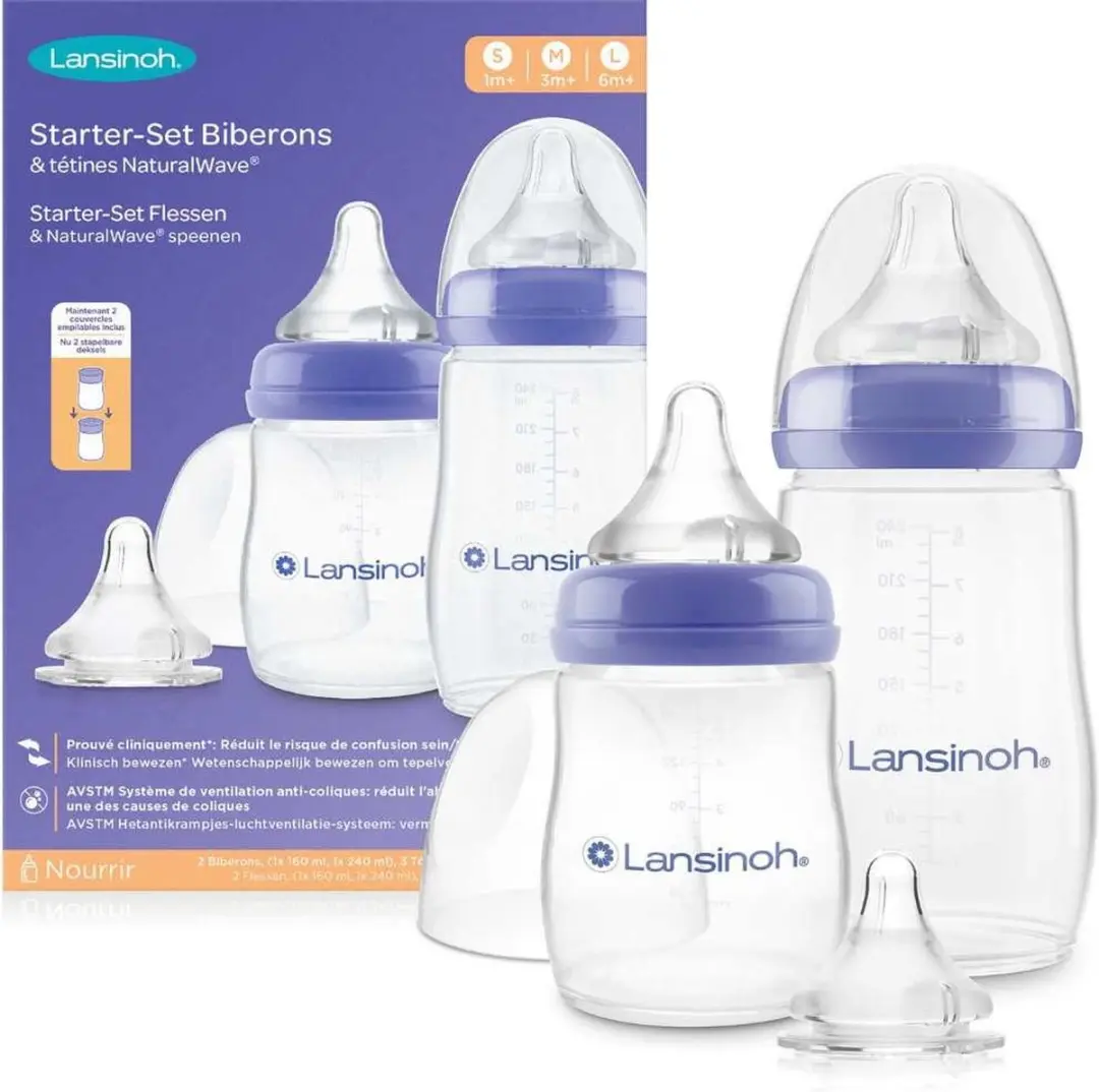 Lansinoh NaturalWave Starterset Spenen & Flesjes