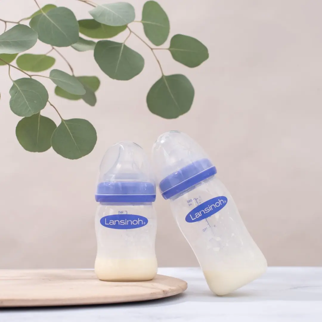 Lansinoh NaturalWave Starterset Spenen & Flesjes - Transparant/Paars