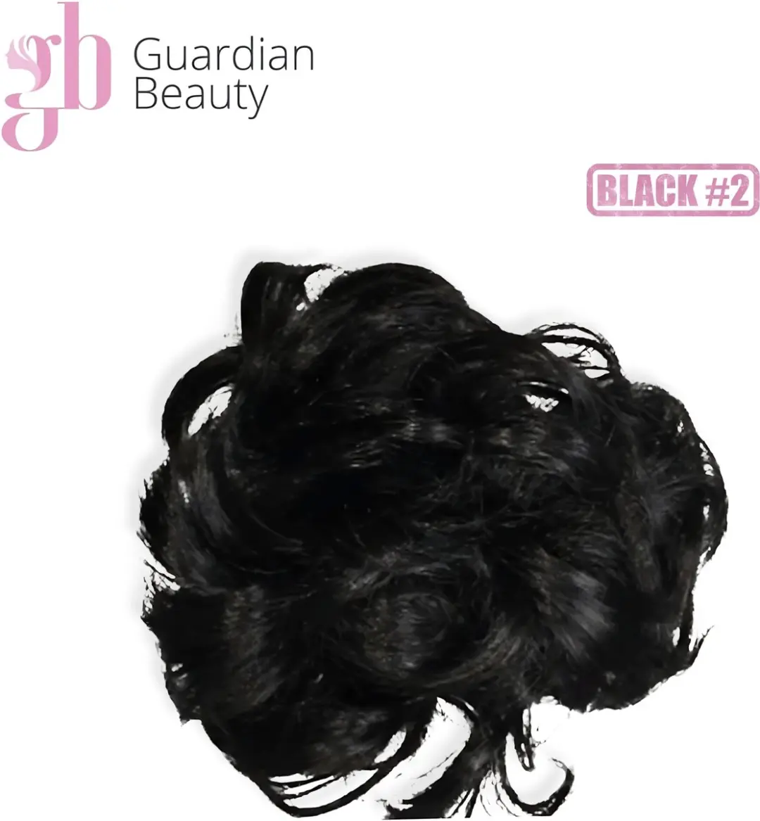 Guardian Beauty Messy Haarstuk Bun - Zwart #2