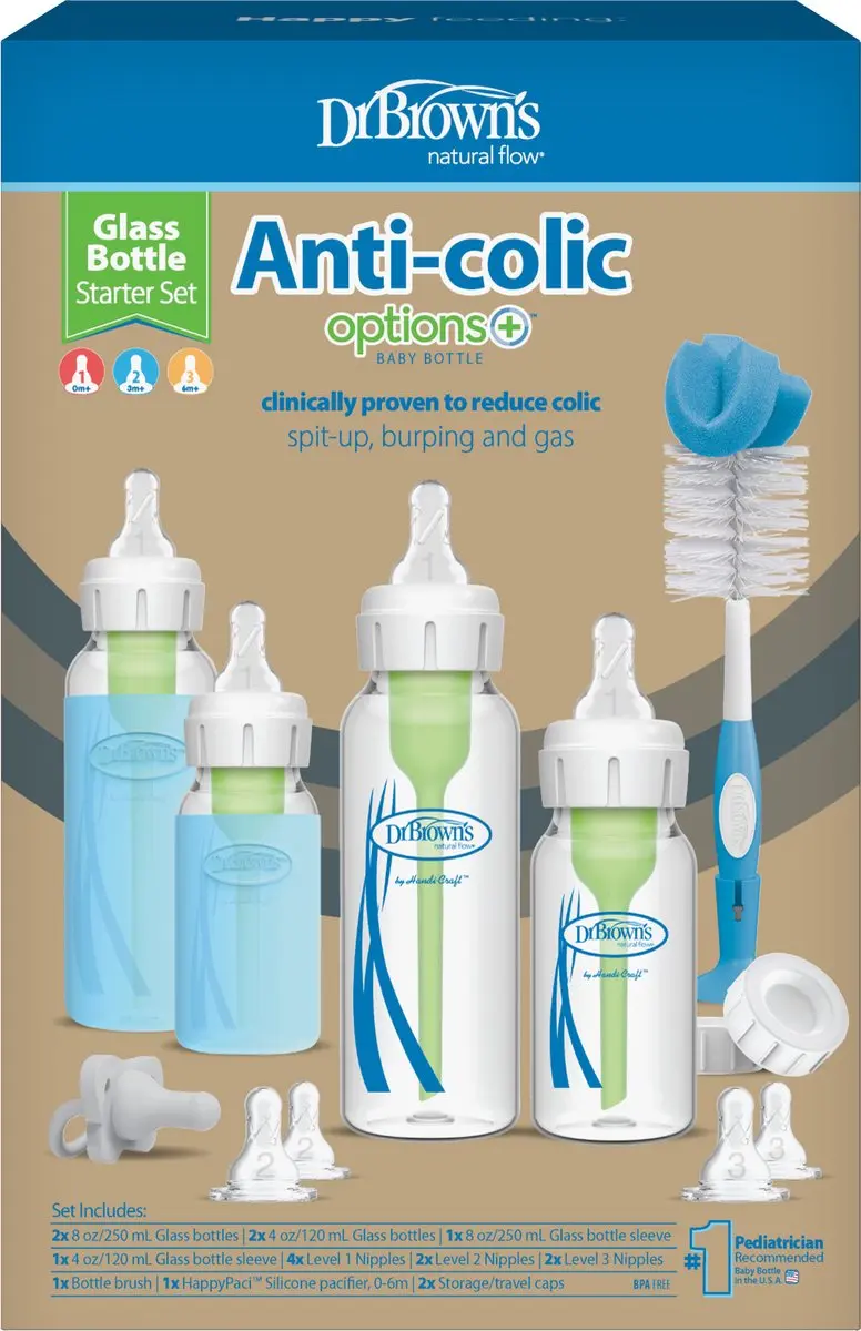 Dr. Brown's Options+ Anti-Colic Starterset Glas - 20x250ml