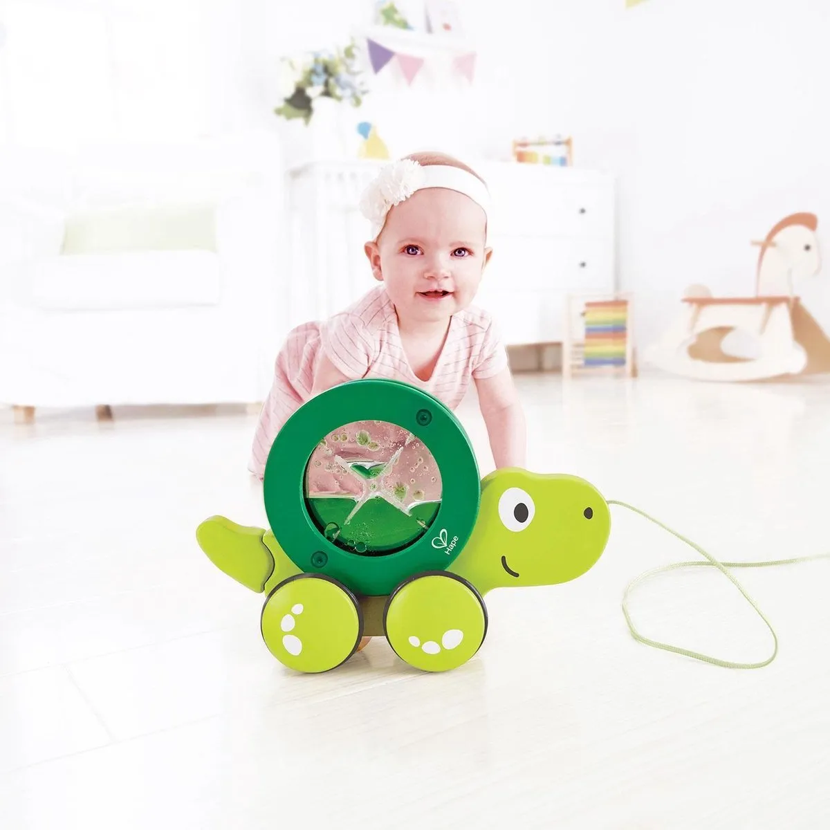 Hape Nachziehschildkröte Tito Trekschildpad - Veelkleurig