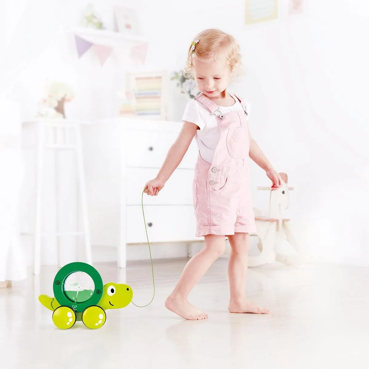 Hape Nachziehschildkröte Tito Trekschildpad - Veelkleurig