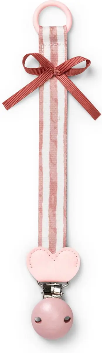 Elodie Fopspeenketting Candy Stripes Roze