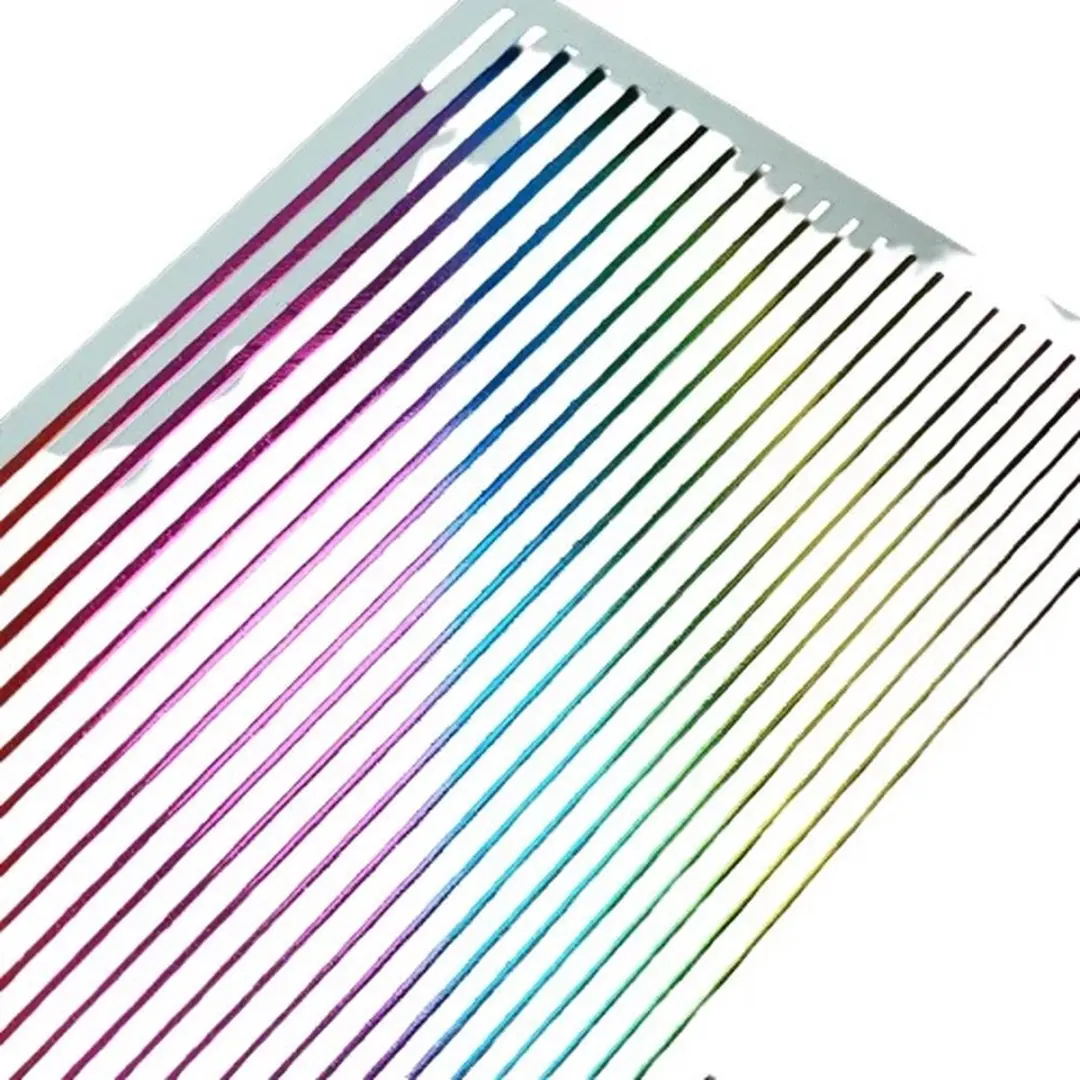 Korneliya Nailart Strip Metallic Rainbow