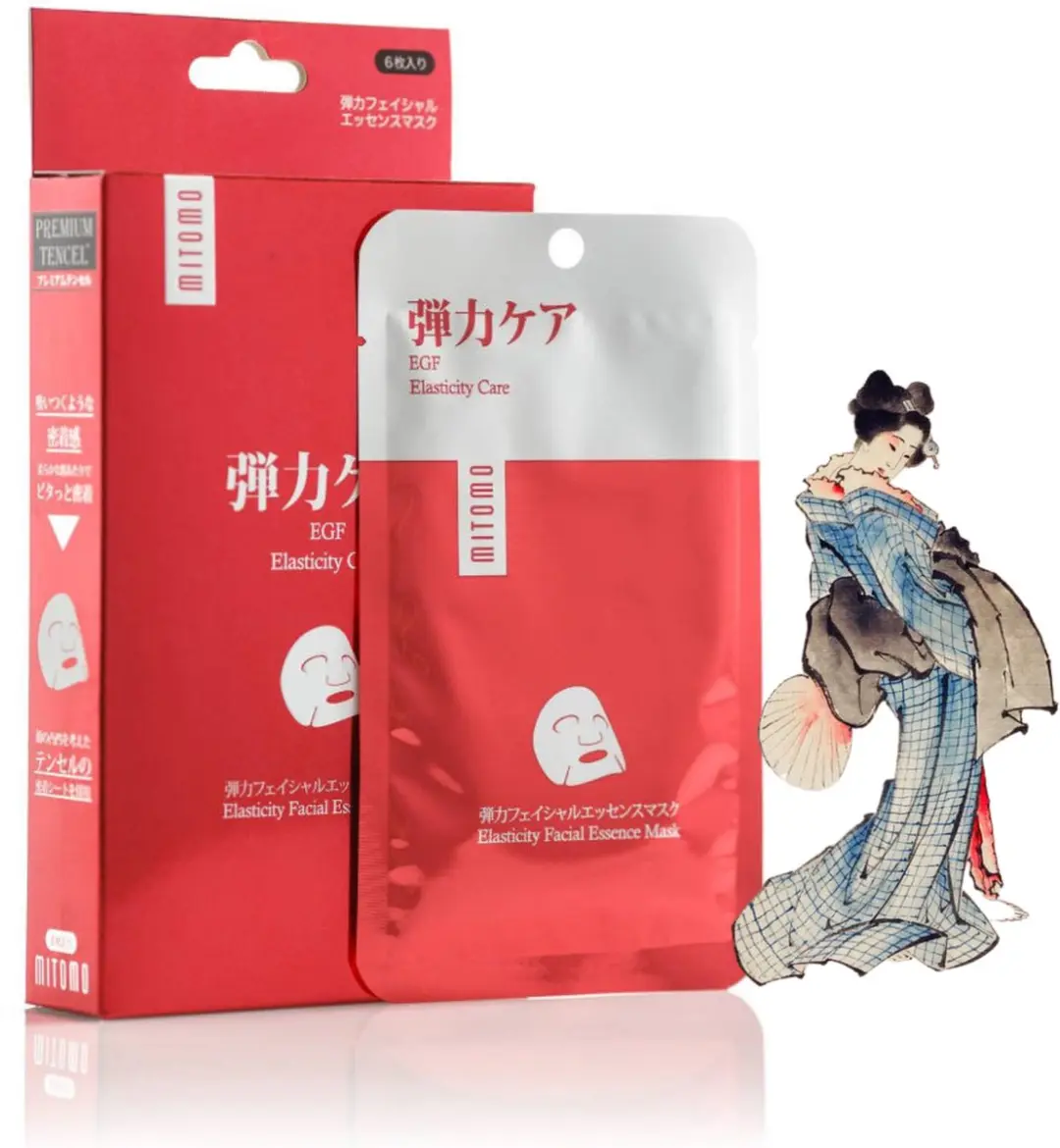 Mitomo EGF Elasticity Care Gezichtsmasker 6 Stuks
