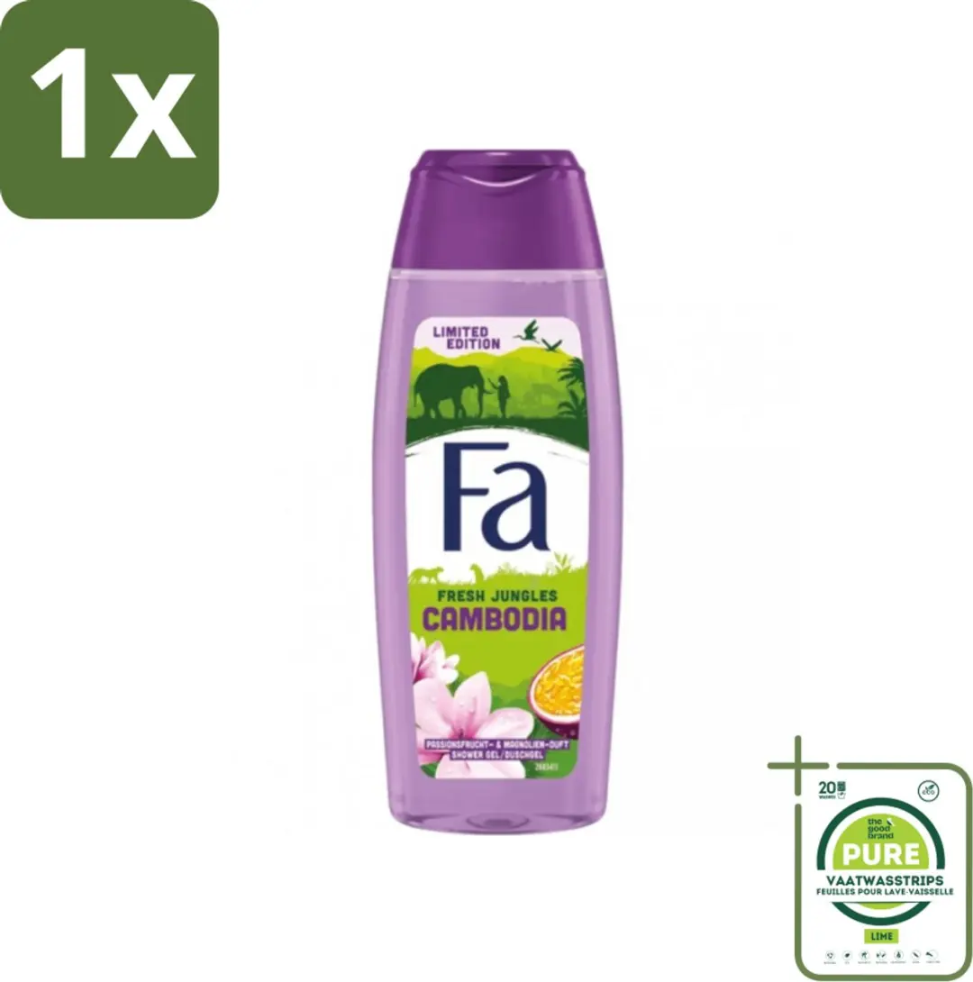 Fa Fresh Jungles Douchegel Passievrucht & Magnolia 250ml
