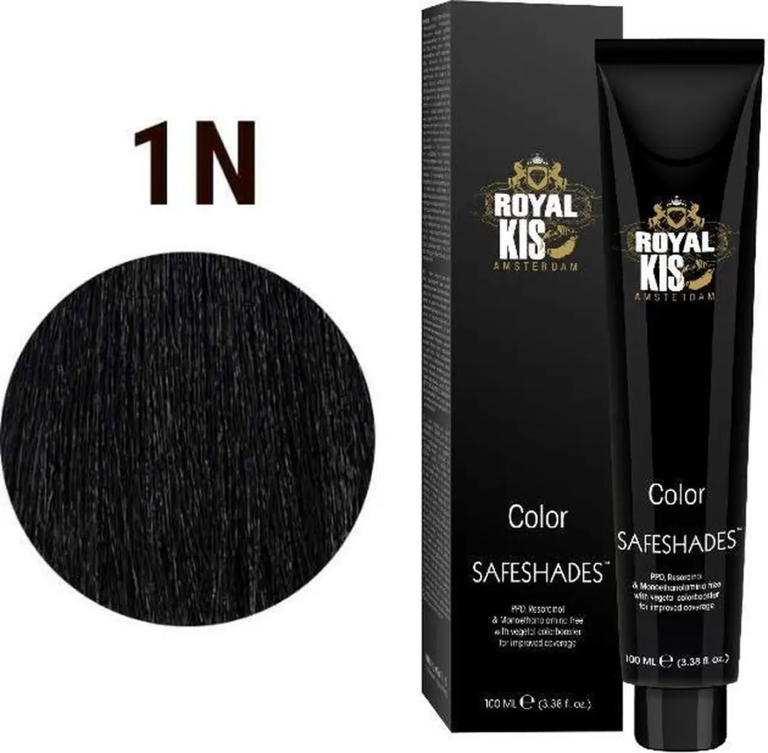 KIS Royal Safe Shade 1N Haarkleuring 150ml