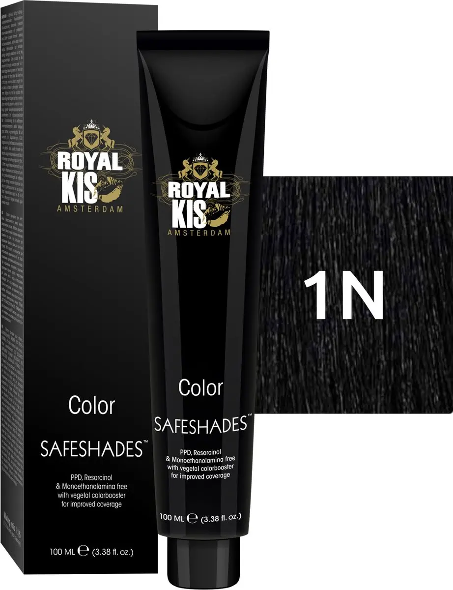 KIS Royal Safe Shade 1N Haarkleuring 150ml