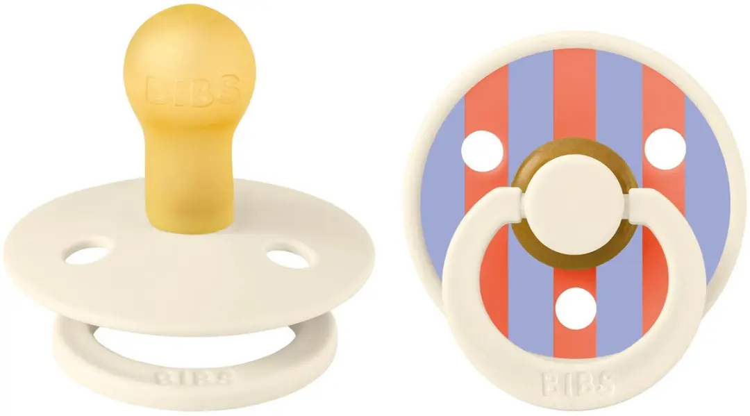 BIBS Studio Speen Pin & Block Hush Mix Spenen Maat 1
