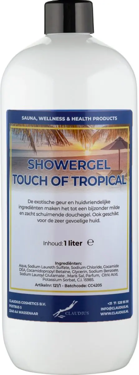 Splashbox Cosmetics Touch of Tropical Douchegel 1L