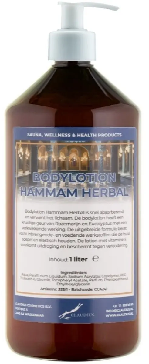 Splashbox Cosmetics Hammam Herbal Bodylotion 1L