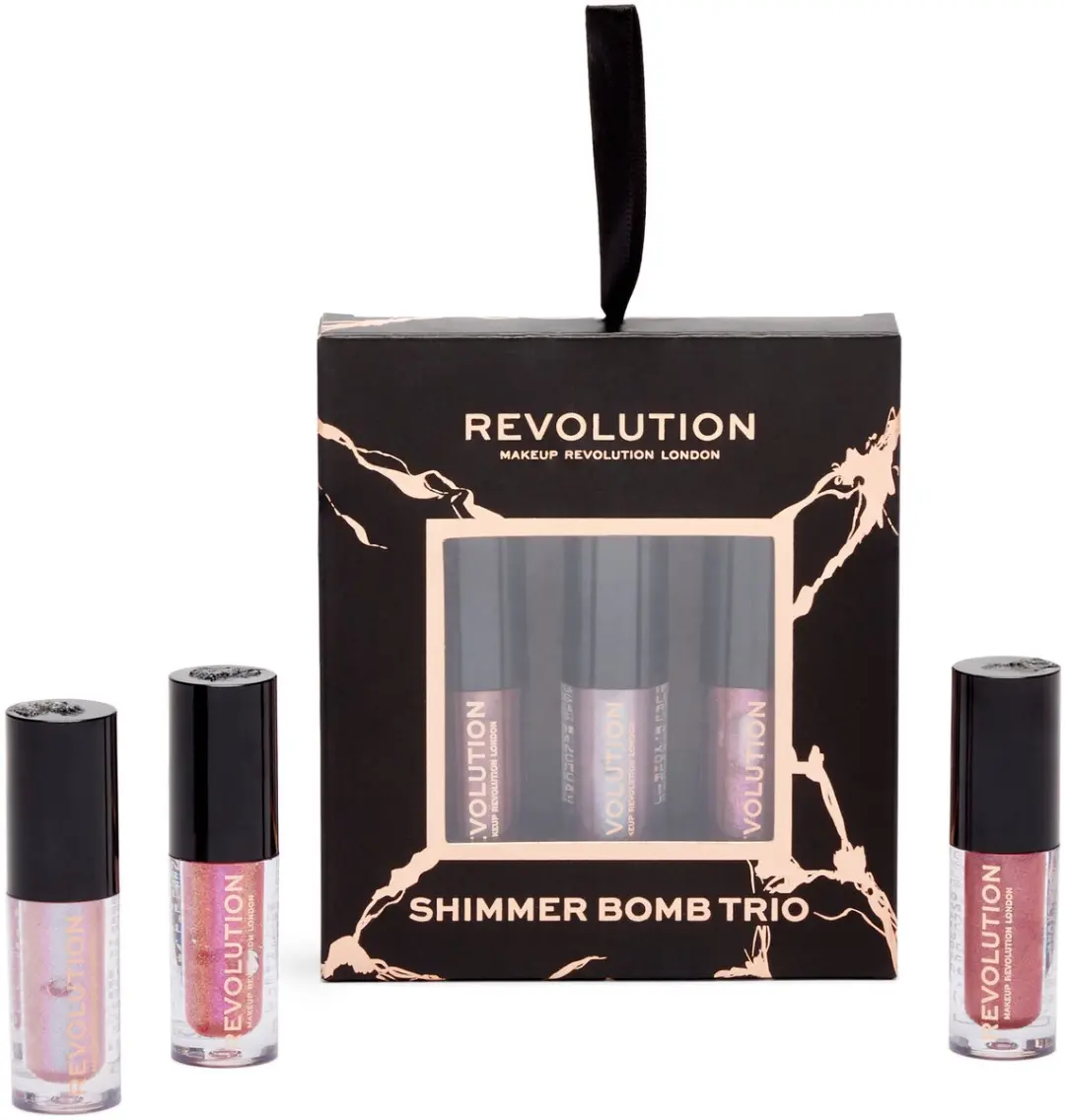 Makeup Revolution Shimmer Bomb Trio Lipgloss