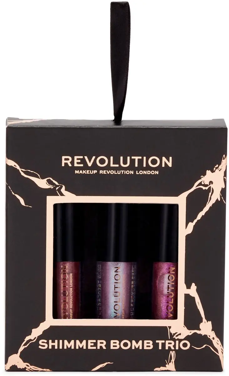 Makeup Revolution Shimmer Bomb Trio Lipgloss - 3x 6.6ml